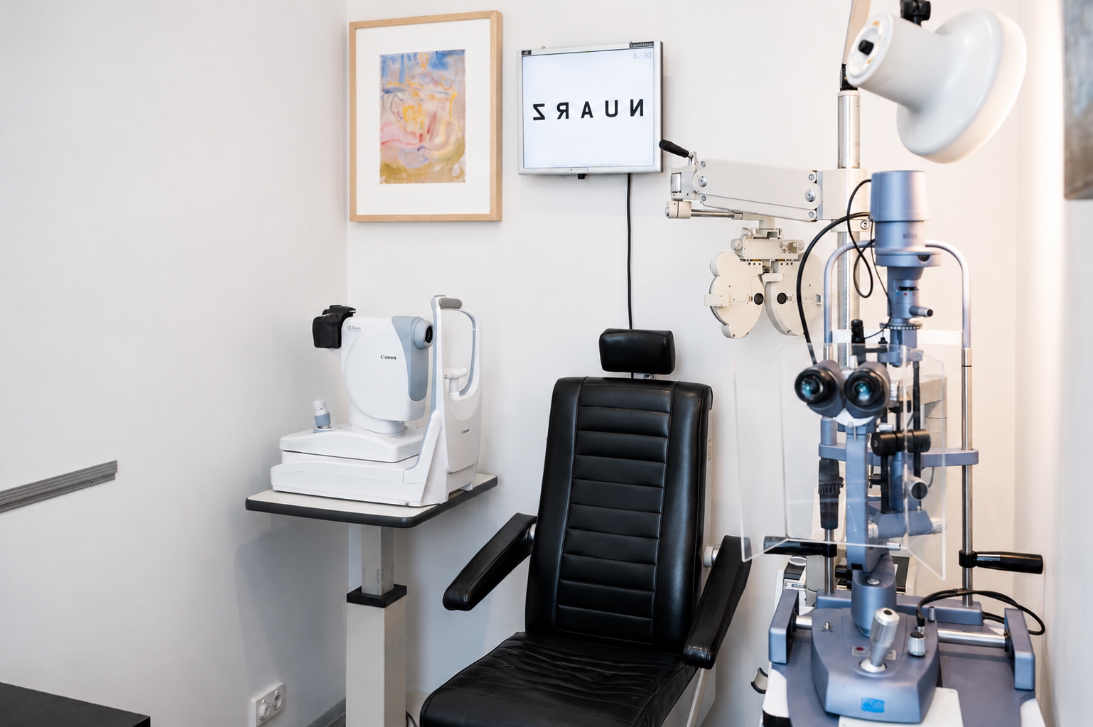 Modern clinical eye care equipment