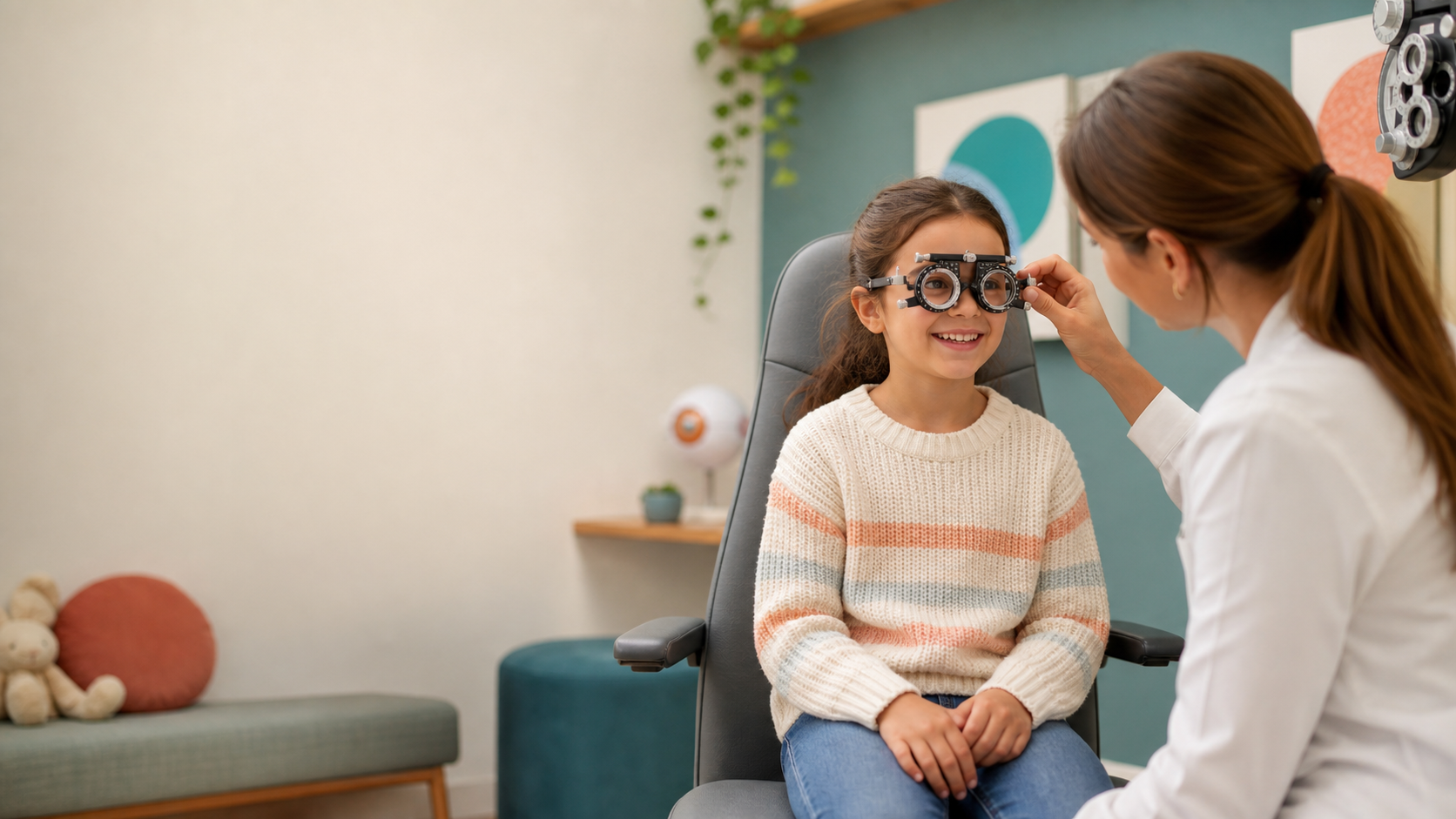 Children's eye tests at Reservoir Spectacles are calm, thorough and child-friendly