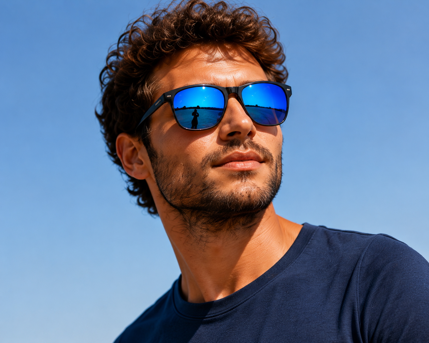 Mirrored prescription sunglasses